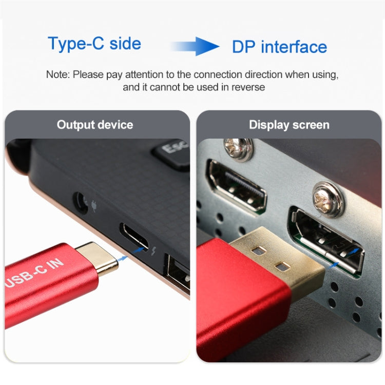Cavo adattatore USB-C maschio a DisplayPort maschio 4K 60Hz 1,8m