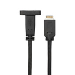 Cavo con deflettore posteriore da USB 3.1 tipo E a USB-C / tipo C