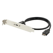 Cavo con deflettore posteriore da USB 3.1 tipo E a USB-C / tipo C