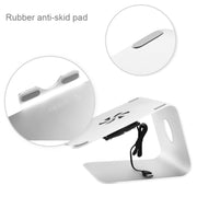 SOPI ZJ-001 Supporto di raffreddamento in alluminio stile classico con ventola fredda per laptop, adatto per Mac Air, Mac Pro, iPad e altri laptop, Classic Style with Cool Fan