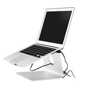 SOPI ZJ-001 Supporto di raffreddamento in alluminio stile classico con ventola fredda per laptop, adatto per Mac Air, Mac Pro, iPad e altri laptop, Classic Style with Cool Fan