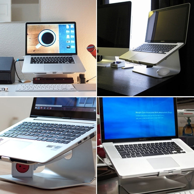SOPI ZJ-001 Supporto di raffreddamento in alluminio stile classico con ventola fredda per laptop, adatto per Mac Air, Mac Pro, iPad e altri laptop, Classic Style with Cool Fan