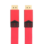 Cavo adattatore piatto con guscio in alluminio da DisplayPort 1.2 maschio a DisplayPort 1.2 maschio 4K 60 Hz, lunghezza cavo: 2 m, 2m