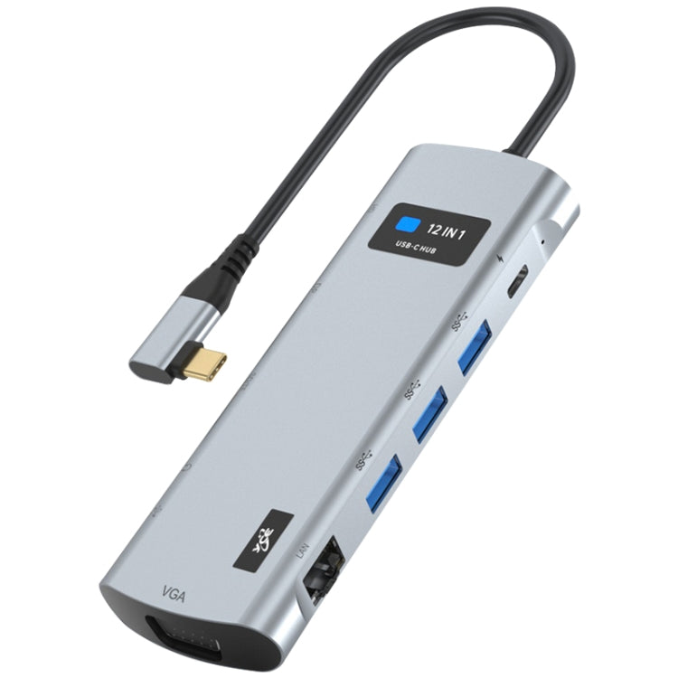 Adattatore HUB USB-C 12 in 1 docking station Z261