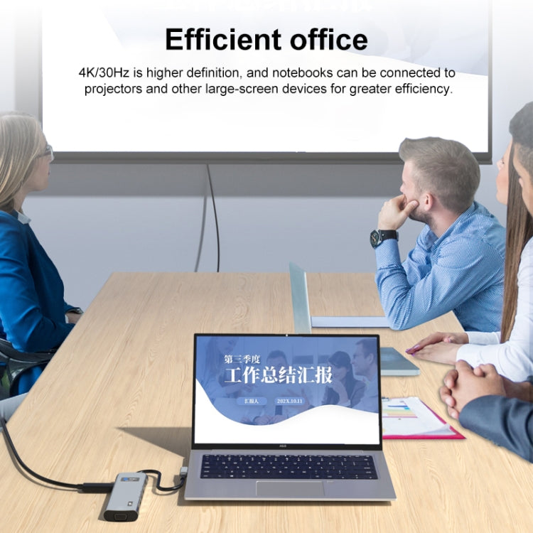 Adattatore HUB USB-C 12 in 1 docking station Z261