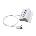 H-506 Docking station OTG HUB 4 in 1 da Micro USB / USB a 4 USB 2.0 con funzione di supporto