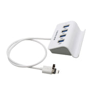H-506 Docking station OTG HUB 4 in 1 da Micro USB / USB a 4 USB 2.0 con funzione di supporto