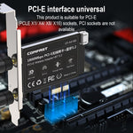 COMFAST CF-AX180 Scheda di rete wireless WiFi 6 da gioco a doppia frequenza Bluetooth 5.2 PCI-E da 1800 Mbps senza dissipatore di calore, CF-AX180
