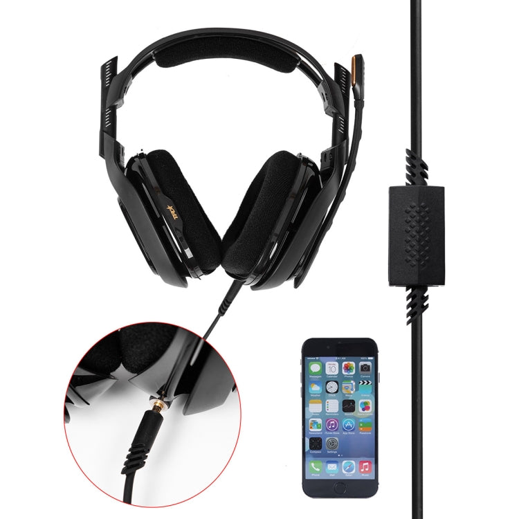 ZS0179 Cavo audio per cuffie da gioco per Logitech ASTRO A10 A40, PS4, Lunghezza cavo: 2 m