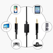 ZS0179 Cavo audio per cuffie da gioco per Logitech ASTRO A10 A40, PS4, Lunghezza cavo: 2 m