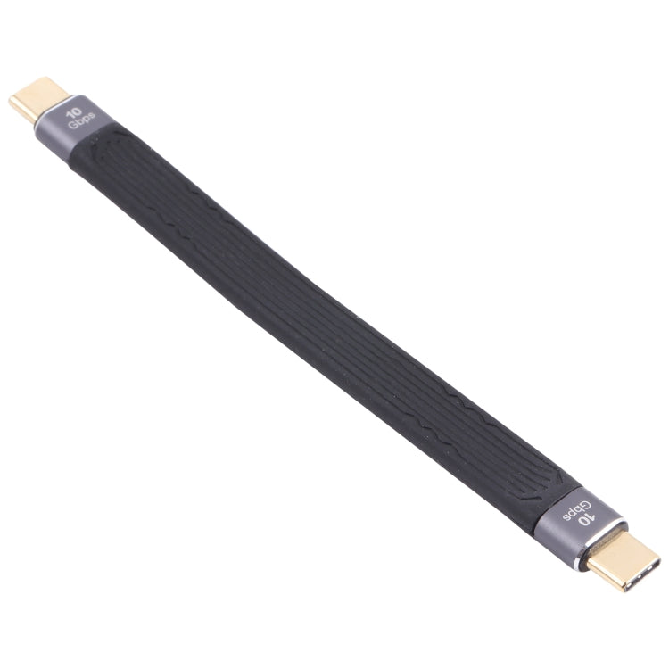 Cavo ricarica rapida USB-C doppio 10 Gbps 3A 14 cm