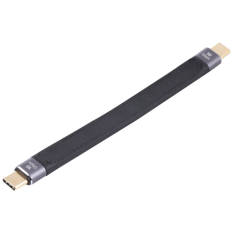 Cavo ricarica rapida USB-C doppio 10 Gbps 3A 14 cm
