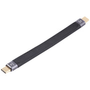 Cavo di ricarica rapida per trasmissione dati piatto morbido doppio USB-C / Type-C da 10 Gbps, Double USB-C / Type-C