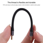 Cavo ricarica rapida USB-C doppio 10 Gbps 3A 14 cm