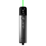 Presentatore wireless ASiNG A9 da 32 GB con penna per girare la pagina del laser multifunzionale PPT a luce verde, A9 32GB Green Light(Grey), A9 32GB Green Light(Blue)