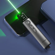Presentatore wireless ASiNG A9 da 32 GB con penna per girare la pagina del laser multifunzionale PPT a luce verde, A9 32GB Green Light(Grey), A9 32GB Green Light(Blue)