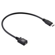 Adattatore cavo USB-C / Type-C 3.0 maschio a micro USB femmina, lunghezza: 29 cm