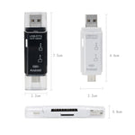 Lettore schede memoria 5 in 1 USB-C Type-C compatto