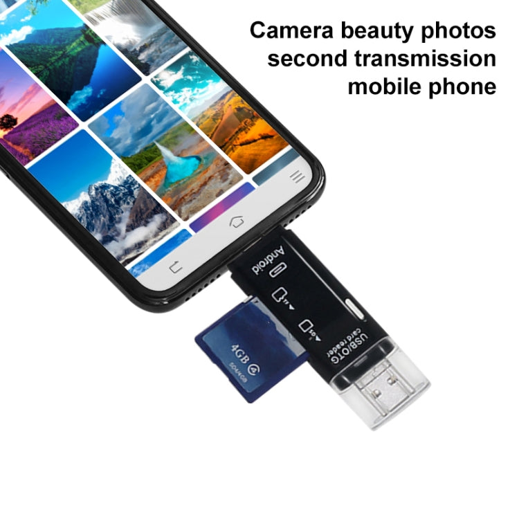 Lettore schede memoria 5 in 1 USB-C Type-C compatto