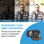 Telecamera W5 HD 1080P USB con fuoco fisso e microfono, W5