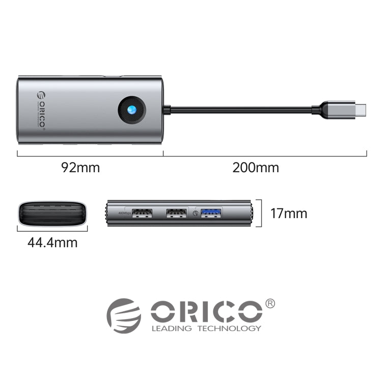 Docking station ORICO USB-C 6 in 1 5 Gbps per laptop