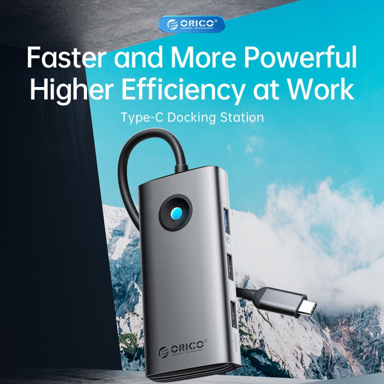 Docking station ORICO USB-C 6 in 1 5 Gbps per laptop