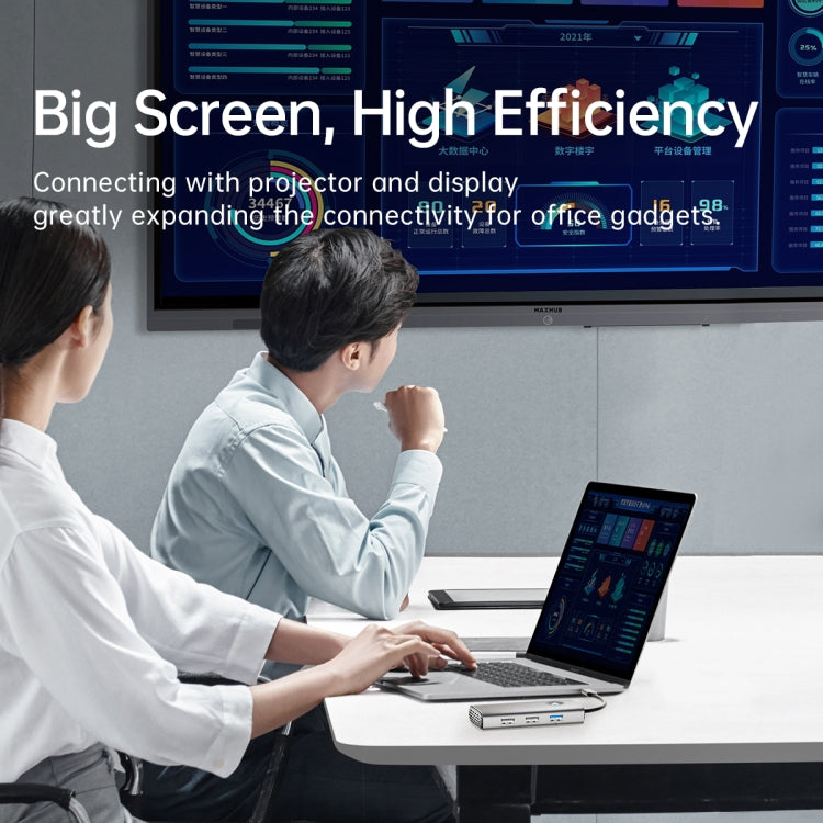 Docking station ORICO USB-C 6 in 1 5 Gbps per laptop