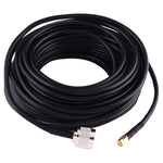 Cavo jumper coassiale RF prolunga antenna SMA maschio a N maschio da 15 m, 15m SMA Male to N Male