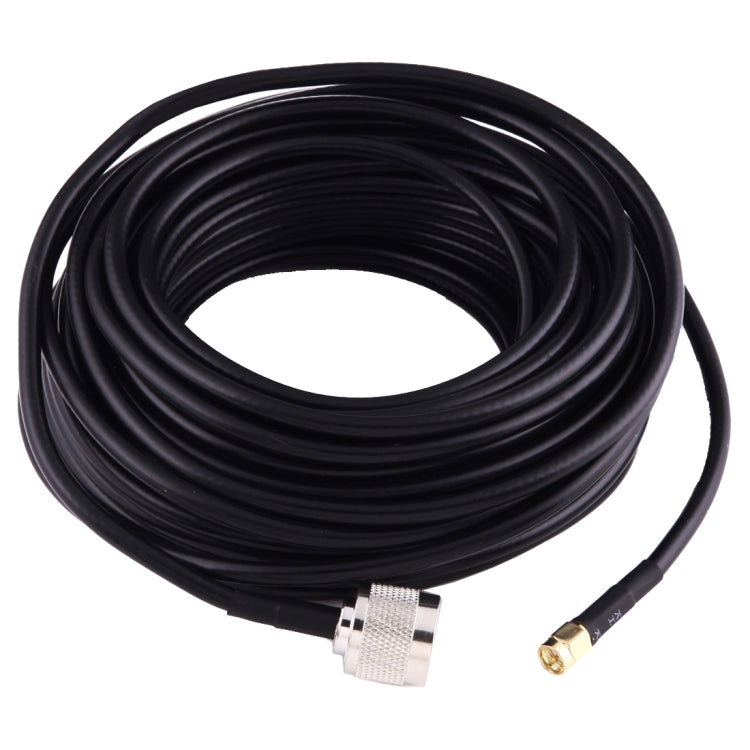 Cavo jumper coassiale RF prolunga antenna SMA maschio a N maschio da 15 m, 15m SMA Male to N Male