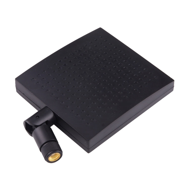 Antenna WiFi a pannello con connettore maschio SMA 12dBi da 2,4 GHz, 2.4GHz Black
