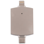 Lettore schede OTG 4 in 1 USB-C maschio a USB 3.0 e USB femmina