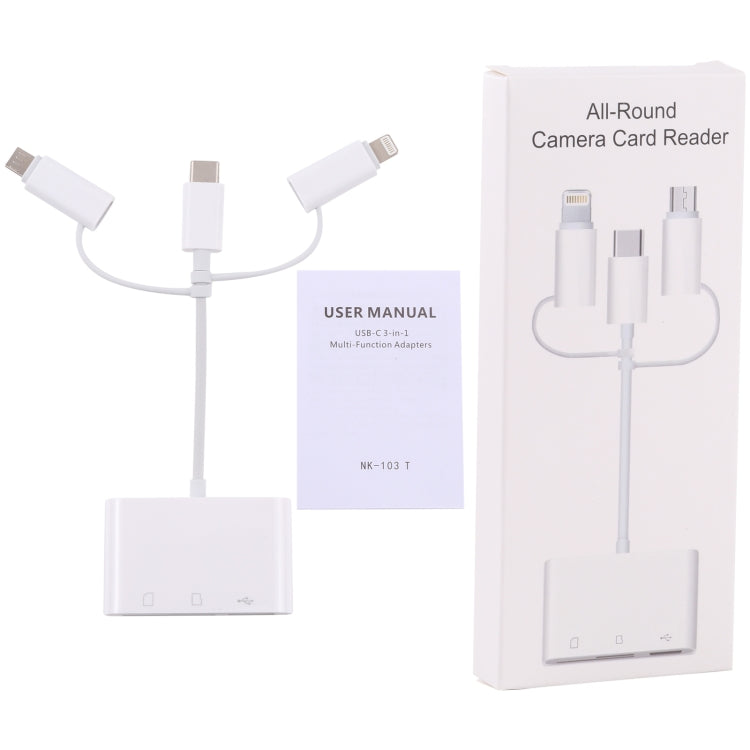 Adattatore USB-C per schede SD e TF NK 103T