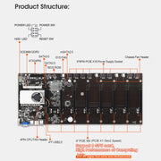 Scheda madre mineraria professionale BTC-T37, Motherboard