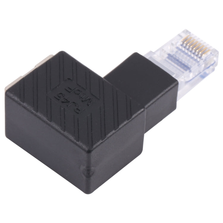 Adattatore di estensione da 90 gradi convertitore RJ45 maschio-femmina per cavo di rete Ethernet LAN Cat5 Cat6, 90 Degrees Right
