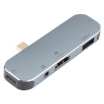 Adattatore USB-C 5 in 1 con HDMI 4K e ricarica PD