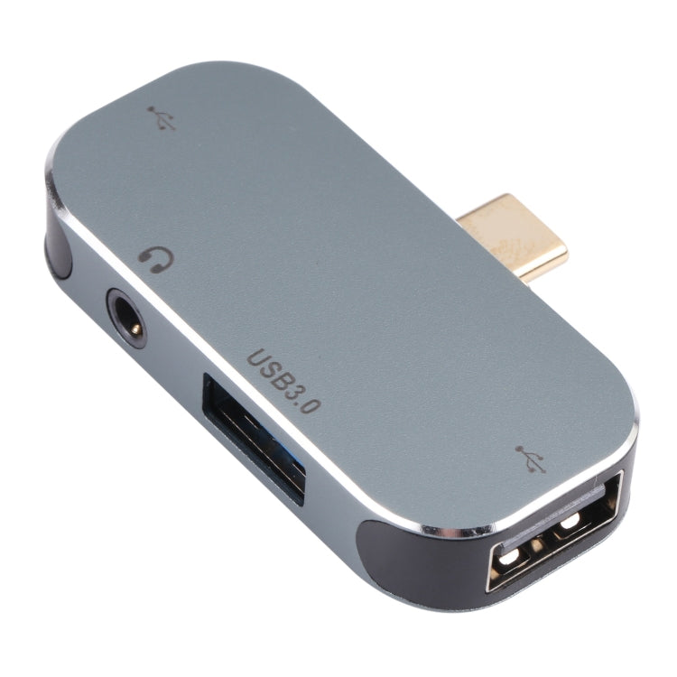 Adattatore 4 in 1 USB-C con AUX 3,5 mm e USB 3.0