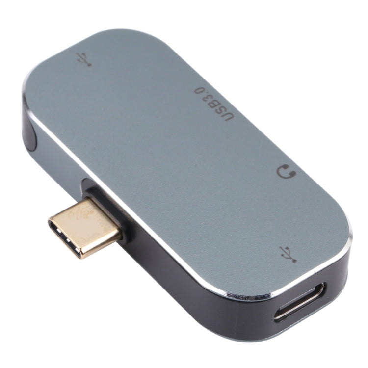 Adattatore 4 in 1 USB-C con AUX 3,5 mm e USB 3.0