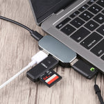 Adattatore 4 in 1 USB-C maschio a USB-C + USB 3.0 doppio