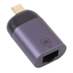 Adattatore USB-C maschio a RJ45 femmina 100M Ethernet