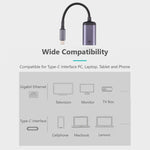 Cavo adattatore USB-C maschio a RJ45 femmina 10,5 cm