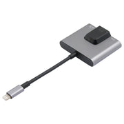 Adattatore 3 in 1 per iPhone con RJ45 e audio