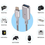 Adattatore OTG 8 pin a USB per fotocamera iOS