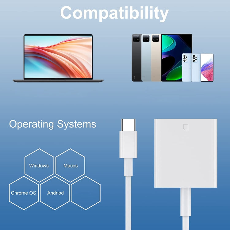 Adattatore USB-C a lettore schede SD HC 2 pezzi