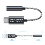 Adattatore USB-C a jack 3,5 mm con DAC Realtek