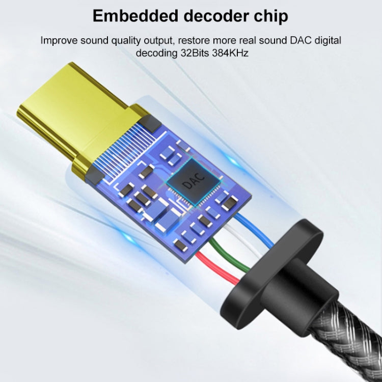 Adattatore USB-C a jack 3,5 mm con DAC Realtek