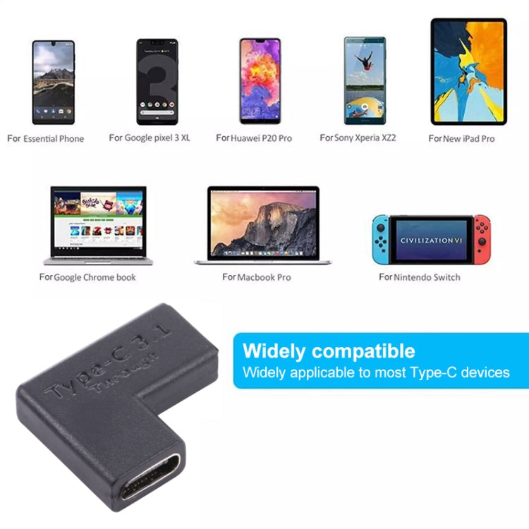 Convertitore USB-C femmina a USB-C femmina in lega di alluminio