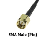 Adattatore di ricezione di rete per antenna 7dBi SMA maschio ad alto guadagno 4G LTE CPRS GSM 2.4G WCDMA 3G, 7dBi SMA 4G