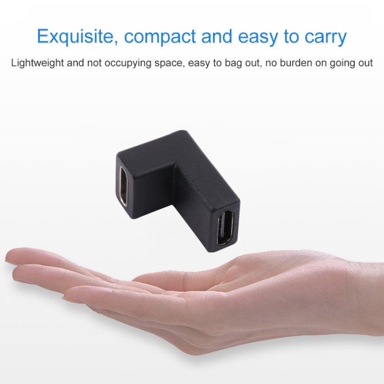 Convertitore USB-C femmina a USB-C femmina in lega di alluminio