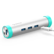 HUB scheda di rete WiFi USB 3.0 multifunzionale ORICO ARH3L-U3 da 1000 Mbps