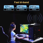 Scheda di rete wireless ad alta velocità COMFAST AX200 Plus+ WiFi6 PCIE da 5374 Mbps, AX200 Plus+